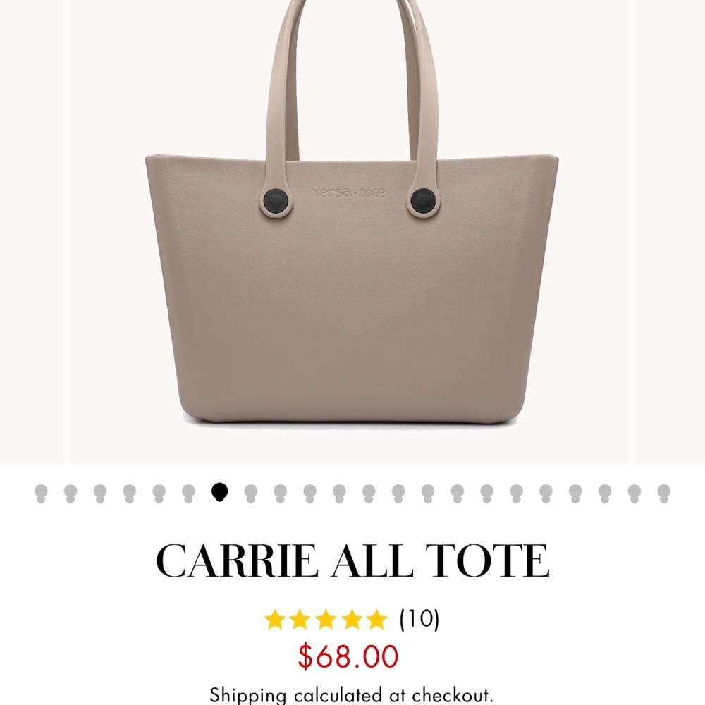 Carrie All Tote in Buttercream